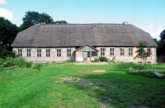 Alt Kenzlin, Herrenhaus, Hof- bzw. Südwestseite, Oktober 2007; Foto: D. Schnell