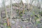 Brusenfelde (Débogórz), Schuttberg der abgängigen Burganlage von Süden, März 2014; Foto: D. Schnell