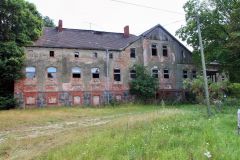 Aschersleben, Pächterhaus, Hof- bzw. Nordwestseite, Juli 2014; Foto: D. Schnell