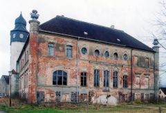 Auerose, Herrenhaus, Westseite, Dezember 2007; Foto: D. Schnell