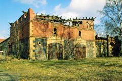 Bandelin, Ruine des Marstalls von 1860, März 2006; Foto: D. Schnell