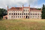 Broock, Schloss, Hof- bzw. Ostseite, August 2014; Foto: D. Schnell