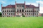 Broock, Schloss, Park bzw. Westseite, Juni 2009; Foto: D. Schnell
