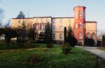 Bruchhof (Wąsosz), Herrenhaus, Nordostseite, März 2007; Foto: D. Schnell