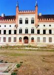 Broock, Schloss, Detail der Hofseite, Mai 2002; Foto: D. Schnell