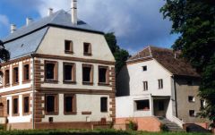 Böck (Buk), Herrenhaus von Osten, September 1994; Foto: D. Schnell