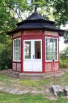 Bömitz, Teehaus im Park von Westen, September 2012; Foto: D. Schnell