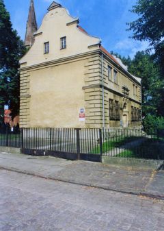 Altdamm (Dąbie), fürstliches Jagdhaus von Osten, August 2002; Foto: D. Schnell