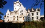 Buchwald (Trzebiechowo), Schloss, Südseite, April 2002; Foto: D. Schnell